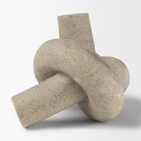 Otto Sandstone Resin Small Knot Sculpture Decorative Object from Mercana - Luna Furniture