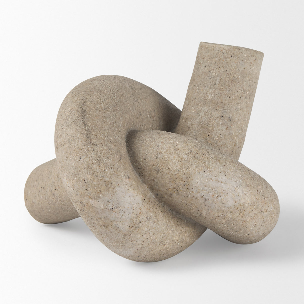 Otto Sandstone Resin Small Knot Sculpture Decorative Object from Mercana - Luna Furniture