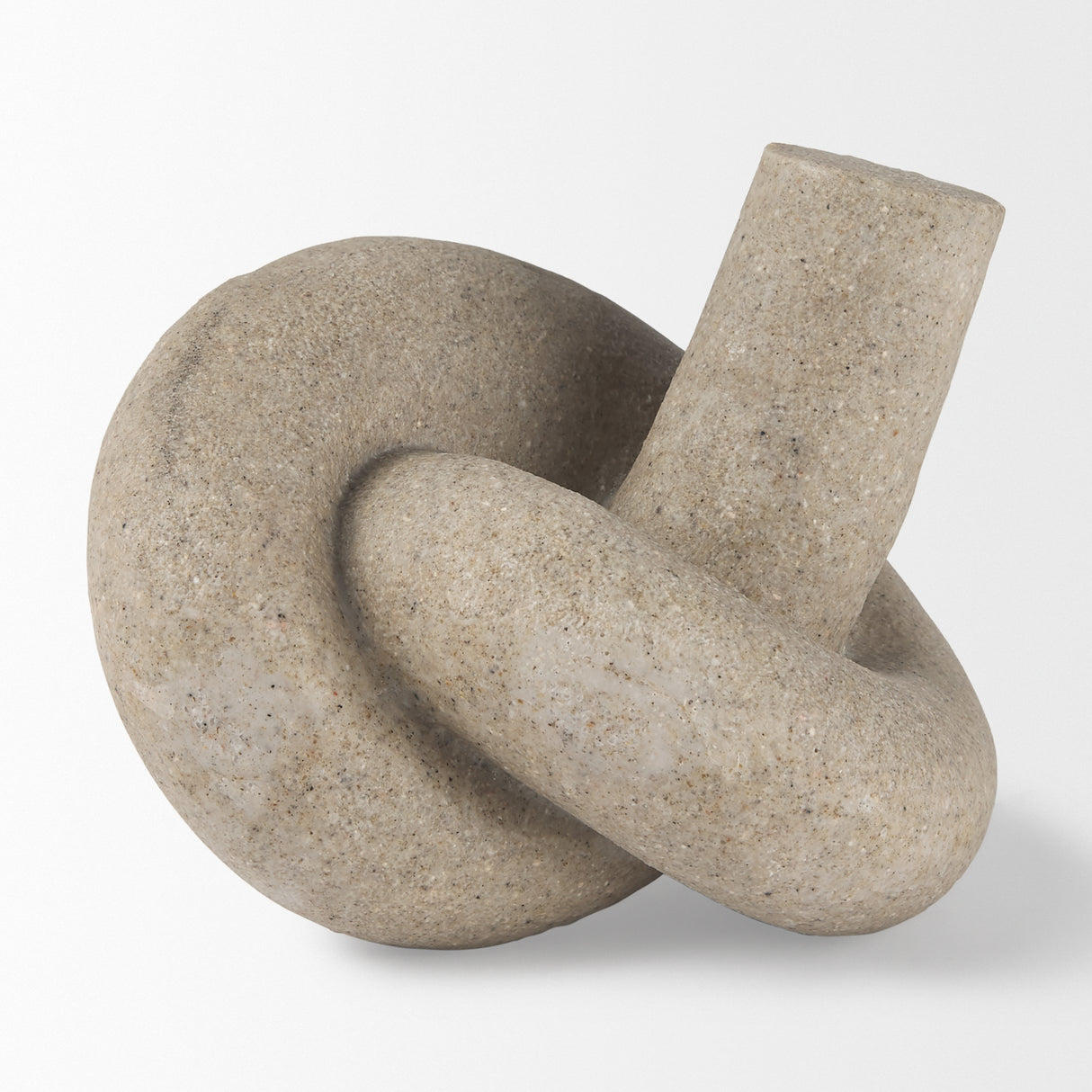 Otto Sandstone Resin Small Knot Sculpture Decorative Object from Mercana - Luna Furniture