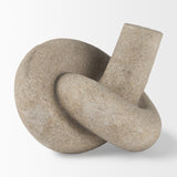 Otto Sandstone Resin Small Knot Sculpture Decorative Object from Mercana - Luna Furniture