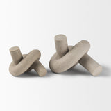Otto Sandstone Resin Small Knot Sculpture Decorative Object from Mercana - Luna Furniture