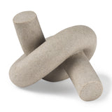 Otto Sandstone Resin Large Knot Sculpture Decorative Object from Mercana - Luna Furniture