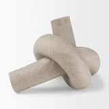 Otto Sandstone Resin Large Knot Sculpture Decorative Object from Mercana - Luna Furniture
