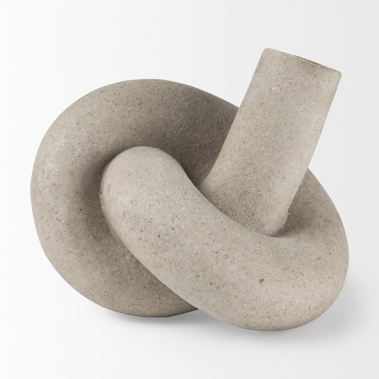 Otto Sandstone Resin Large Knot Sculpture Decorative Object from Mercana - Luna Furniture