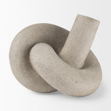 Otto Sandstone Resin Large Knot Sculpture Decorative Object from Mercana - Luna Furniture