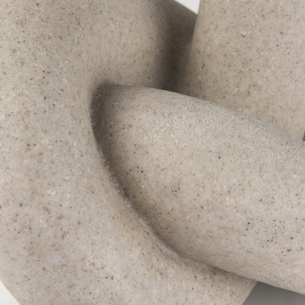 Otto Sandstone Resin Large Knot Sculpture Decorative Object from Mercana - Luna Furniture
