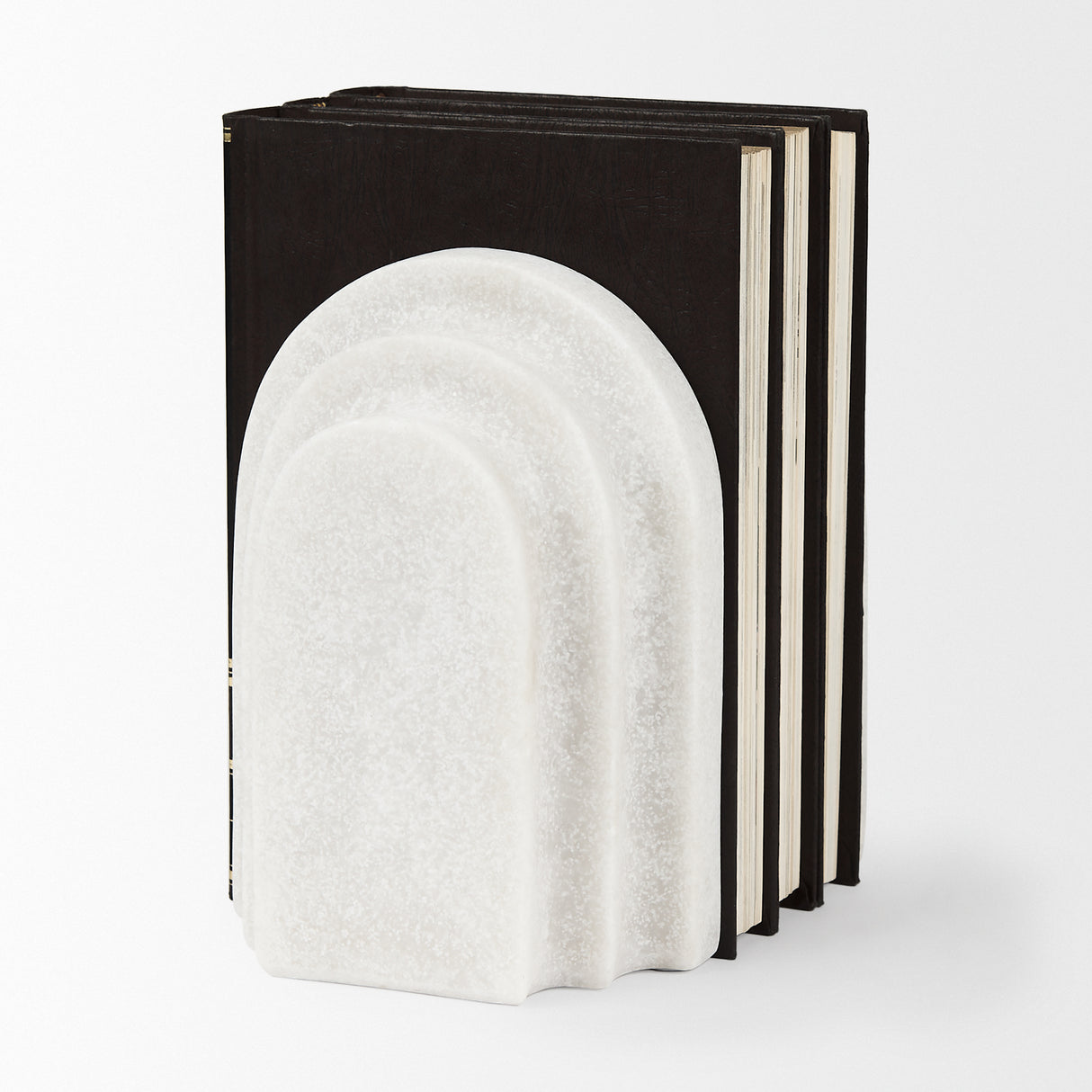 Empire Granite Resin Arc Book End Set from Mercana - Luna Furniture