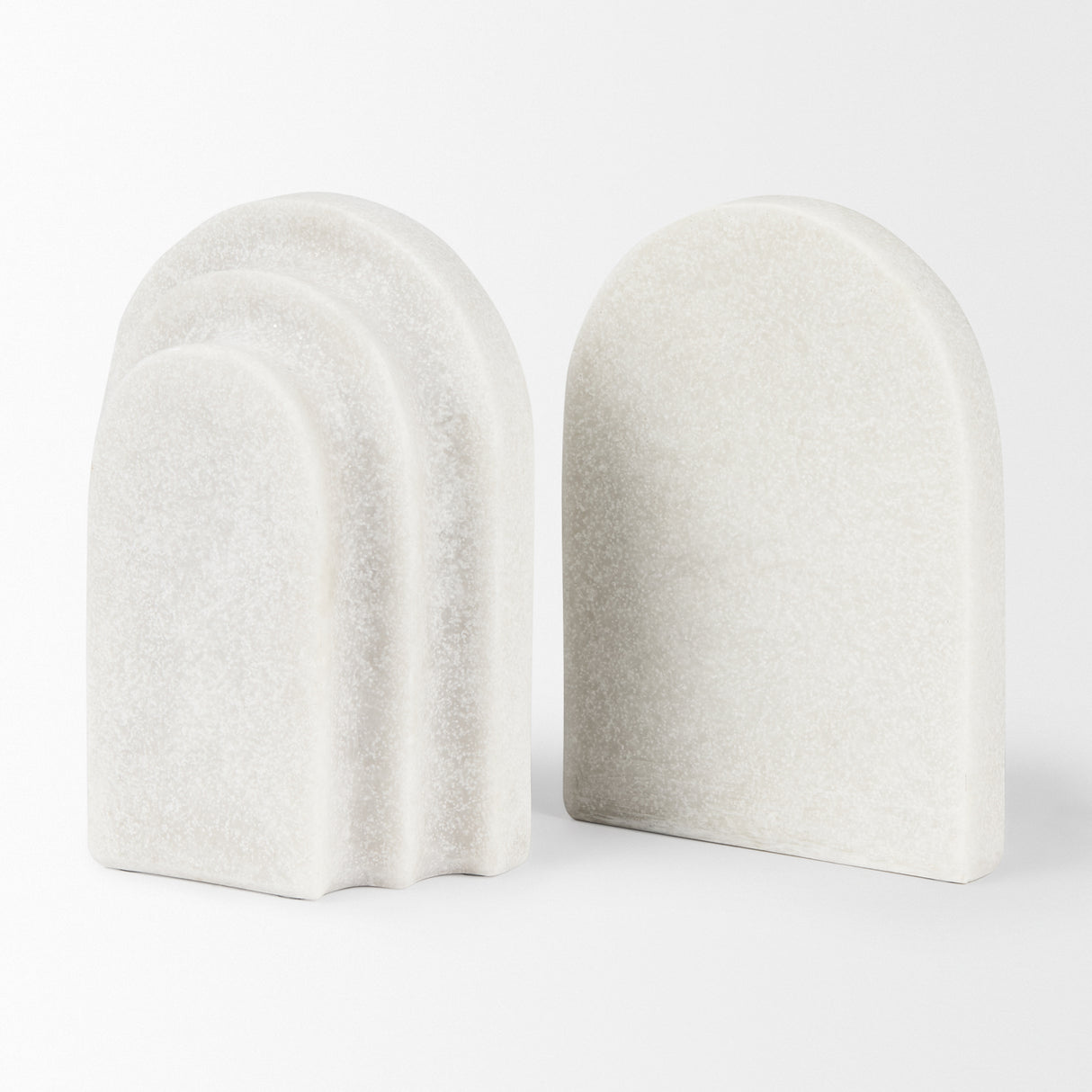 Empire Granite Resin Arc Book End Set from Mercana - Luna Furniture