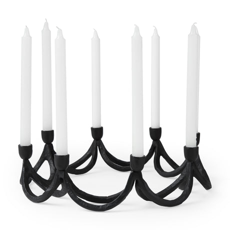 Seraph Round Candle Holder from Mercana - Luna Furniture