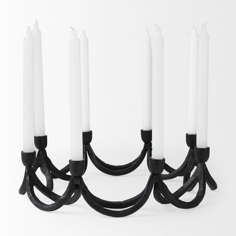 Seraph Round Candle Holder from Mercana - Luna Furniture