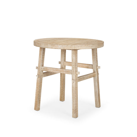 Rosie Large Blonde Wood End Table from Mercana - Luna Furniture