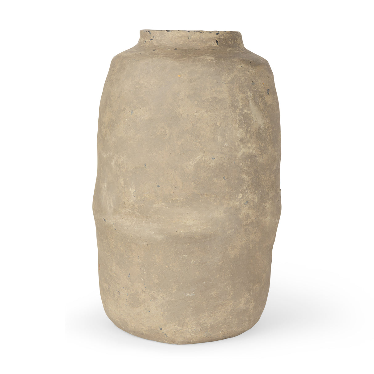 Bala Large Gray Paper Mache Vase from Mercana - Luna Furniture