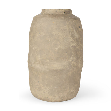 Bala Large Gray Paper Mache Vase from Mercana - Luna Furniture
