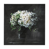 Still life flowers I by Mercana Studio a Hand Embellished Textured Canvas from Mercana - Luna Furniture