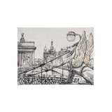 Travel memories III by Mercana Studio a Hand Embellished Textured Canvas from Mercana - Luna Furniture