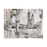 Travel memories IV by Mercana Studio a Hand Embellished Textured Canvas from Mercana - Luna Furniture