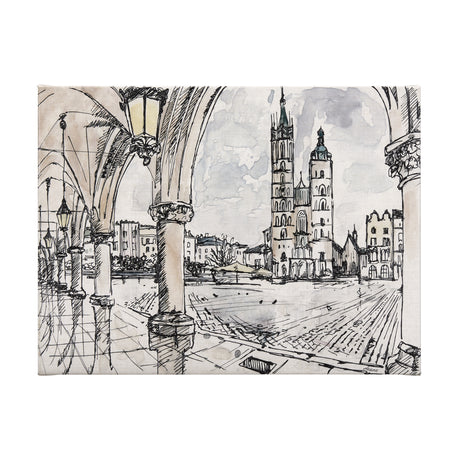 Travel memories IV by Mercana Studio a Hand Embellished Textured Canvas from Mercana - Luna Furniture