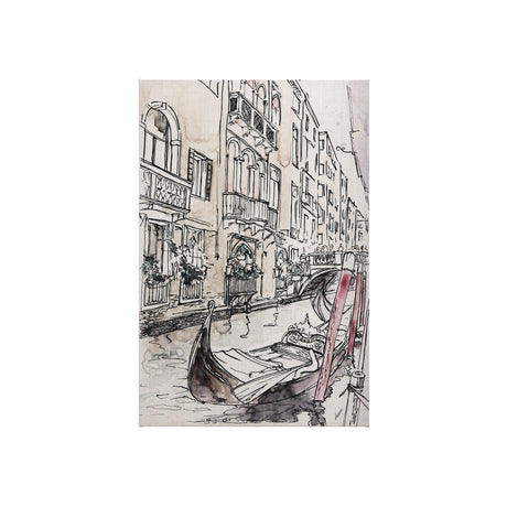 Travel memories V by Mercana Studio a Hand Embellished Textured Canvas from Mercana - Luna Furniture