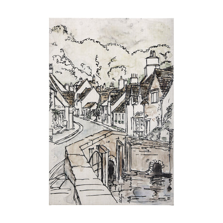 Travel Memories VI by Mercana Studio a Hand Embellished Textured Canvas from Mercana - Luna Furniture
