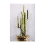 cactus II by Mercana Studio a Hand Embellished Textured Canvas from Mercana - Luna Furniture