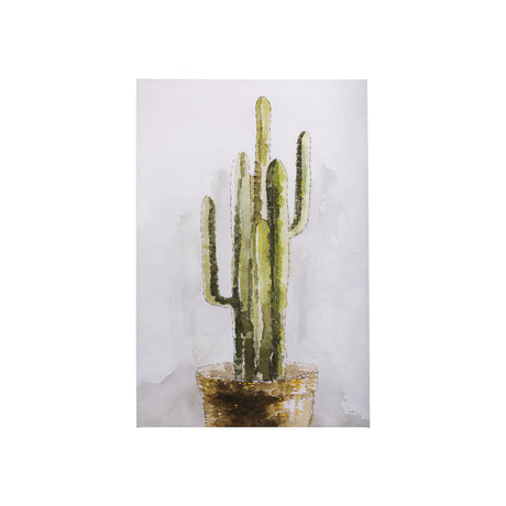 cactus II by Mercana Studio a Hand Embellished Textured Canvas from Mercana - Luna Furniture