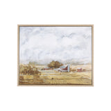 Farmland view II by Mercana Studio a Hand Embellished Textured Framed Canvas from Mercana - Luna Furniture