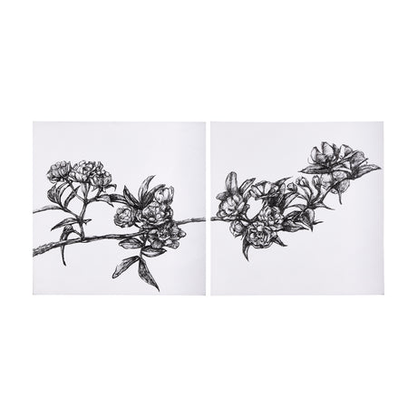 Cherry Blossom I by Mercana Studio a Hand Embellished Textured Canvas from Mercana - Luna Furniture