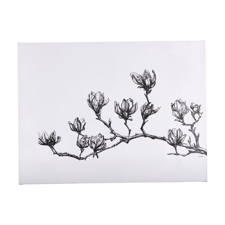 Magnolia II by Mercana Studio a Hand Embellished Textured Canvas from Mercana - Luna Furniture