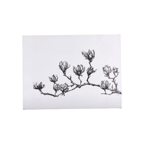 Magnolia II by Mercana Studio a Hand Embellished Textured Canvas from Mercana - Luna Furniture