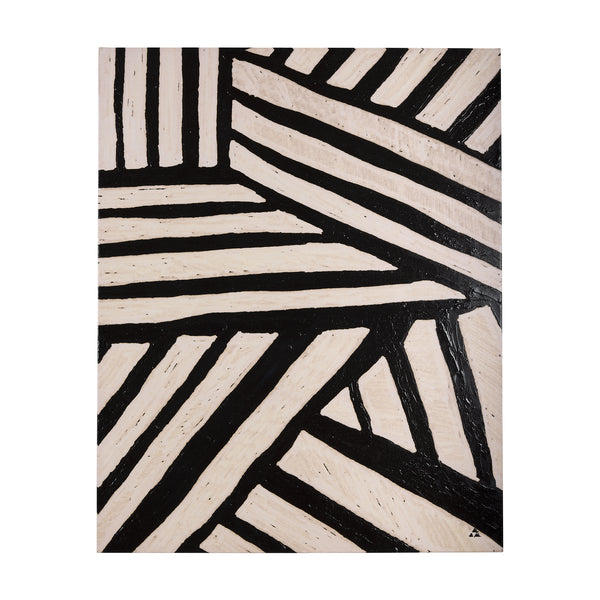 Clay Pattern I by Mercana Studio a Hand Embellished Textured Canvas