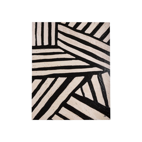 Clay Pattern I by Mercana Studio a Hand Embellished Textured Canvas