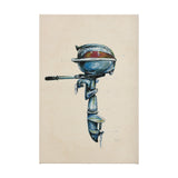 Vintage Motor I by Mercana Studio a Hand Embellished Textured Canvas from Mercana - Luna Furniture
