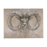 Sketch of animal I (Wild sheep) by Mercana Studio a Hand Embellished Textured Canvas from Mercana - Luna Furniture