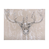 Sketch of animal II (Caribou) by Mercana Studio a Hand Embellished Textured Canvas from Mercana - Luna Furniture