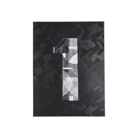 Numbers I by Mercana Studio a Hand Embellished Textured Canvas from Mercana - Luna Furniture