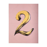 Numbers II by Mercana Studio a Hand Embellished Textured Canvas from Mercana - Luna Furniture