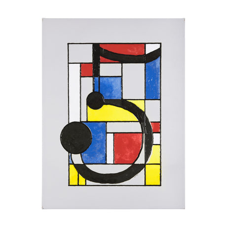 Numbers V by Mercana Studio a Hand Embellished Textured Canvas from Mercana - Luna Furniture