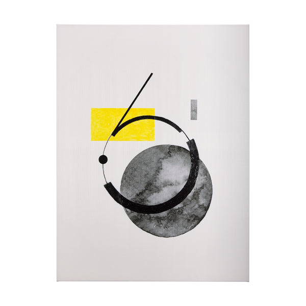 Numbers VI by Mercana Studio a Hand Embellished Textured Canvas