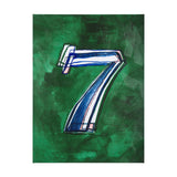 Numbers VII by Mercana Studio a Hand Embellished Textured Canvas from Mercana - Luna Furniture