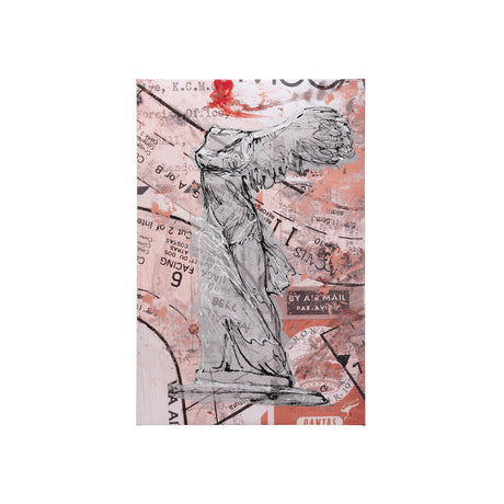 Graffiti Sculpture IV by Mercana Studio a Hand Embellished Textured Canvas from Mercana - Luna Furniture