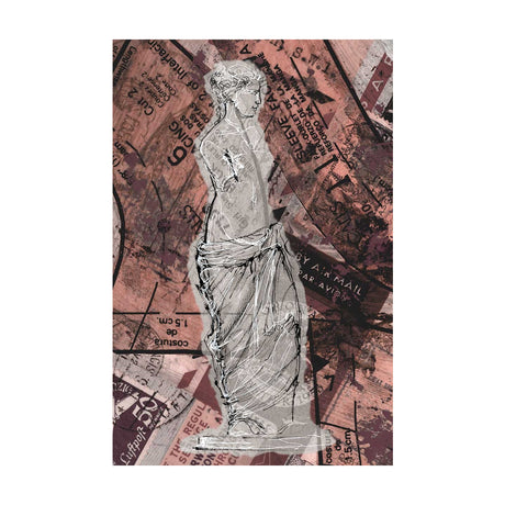 Graffiti Sculpture V by Mercana Studio a Hand Embellished Textured Canvas from Mercana - Luna Furniture