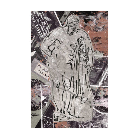 Graffiti sculpture VI by Mercana Studio a Hand Embellished Textured Canvas from Mercana - Luna Furniture