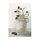 Earthenware by Mercana Studio a Hand Embellished Textured Canvas from Mercana - Luna Furniture