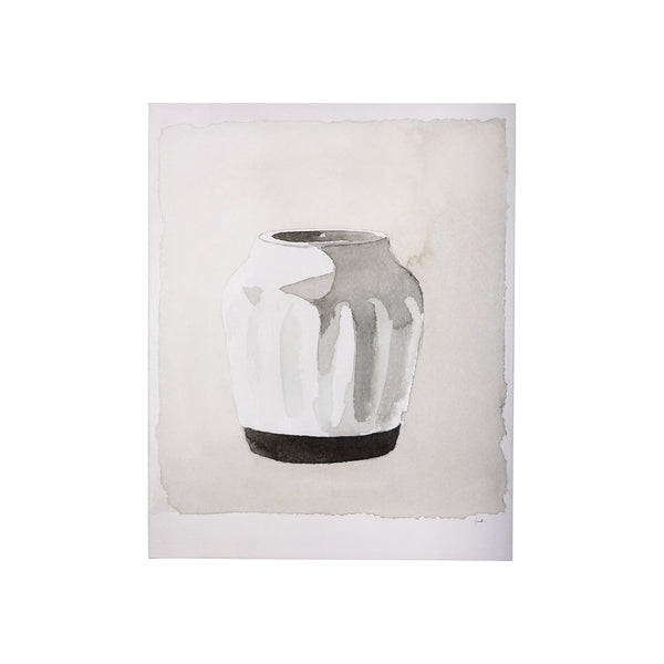 Vessel II by Mercana Studio a Hand Embellished Textured Canvas