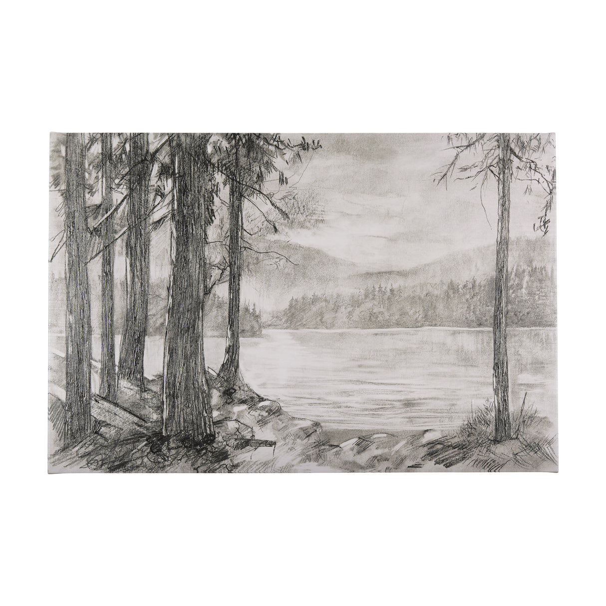 West Coast Chronicles I by Mercana Studio a Hand Embellished Textured Canvas from Mercana - Luna Furniture