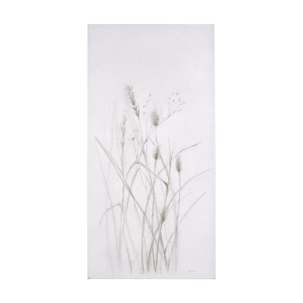 Growing Along The River I by Mercana Studio a Hand Embellished Textured Canvas