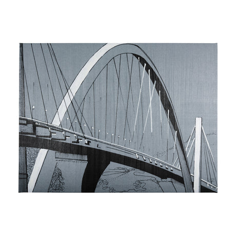Bridge I by Mercana Studio a Hand Embellished Textured Canvas from Mercana - Luna Furniture
