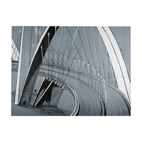 Bridge III by Mercana Studio a Hand Embellished Textured Canvas from Mercana - Luna Furniture