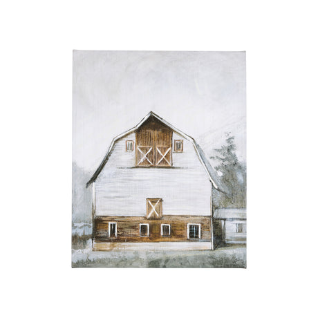Old Barn II by Mercana Studio a Hand Embellished Textured Canvas from Mercana - Luna Furniture