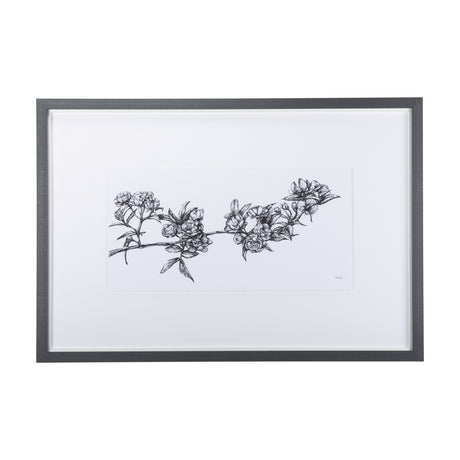 Cherry Blossom I by Mercana Studio a Hand Embellished Textured Framed Art Print Matted under Glass from Mercana - Luna Furniture